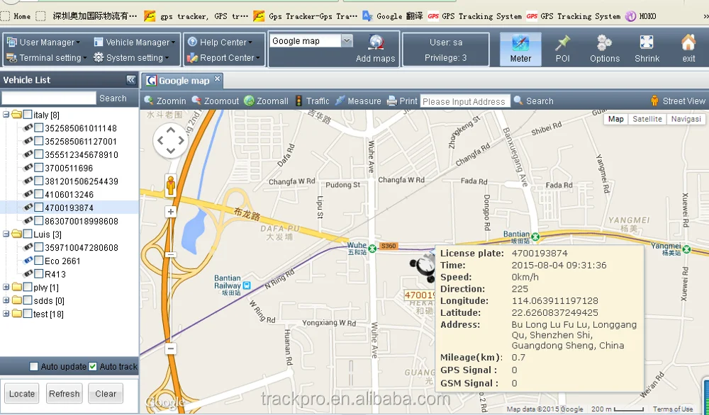 Открытый API wi-fi gps системы для кобан, портман, concox, teltonika, topten, xexun gps трекер