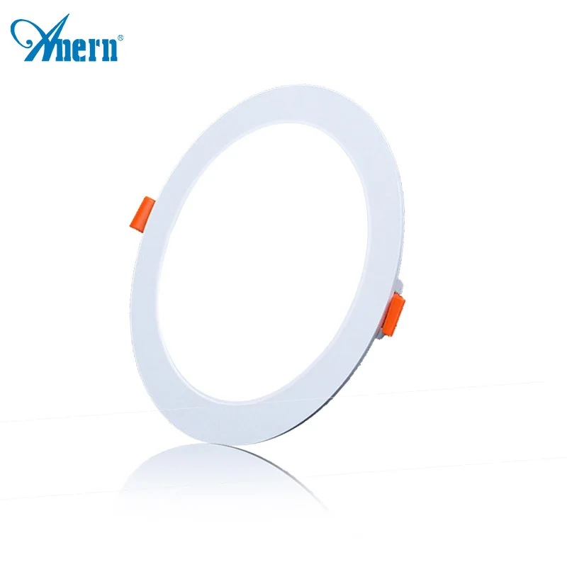 Anern  High lumen panel light 12W 18W 24w 36w 48w LED ceiling recessed round led panel light