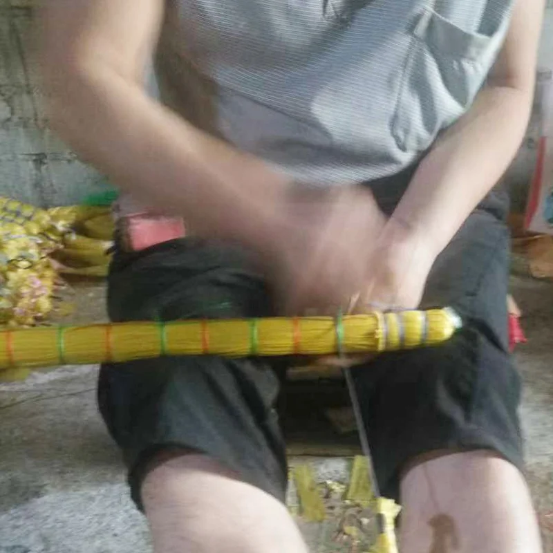 China supplier handle coated pvc Coconut Broom Stick Made in China