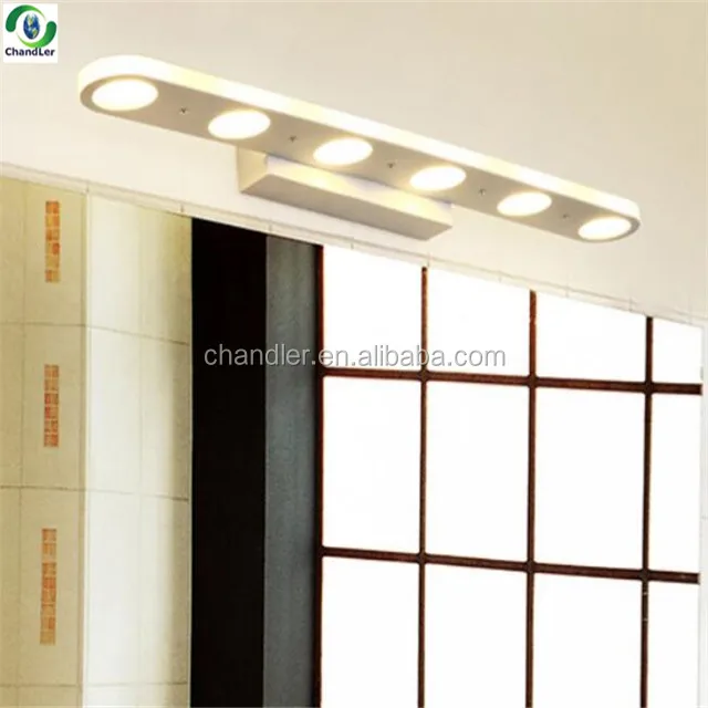 
CHANDLER 30W LED mounted wall light for bathroom Modern Wall Bath Mirror Light LED Fashionable Silver Bathroom Wall Light 