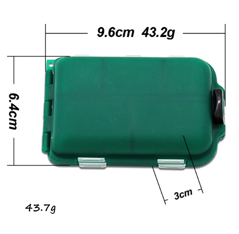 Fishing Accessories Case Fish Lure Bait Hooks Tackle Tool for Storing Swivels Hooks Lures Fishing Tackle Boxes