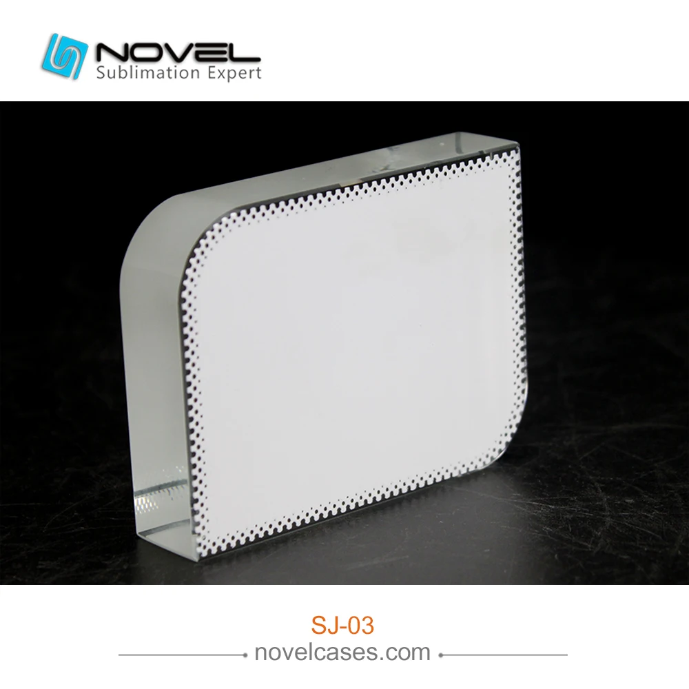 
DIY Sublimation Blank Crystal Smooth Angel Square Photo Frame 