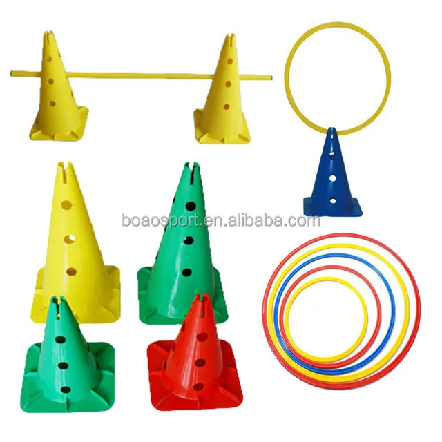 Dog Agility Training/Soccer Football Training Hurdle Cone Set