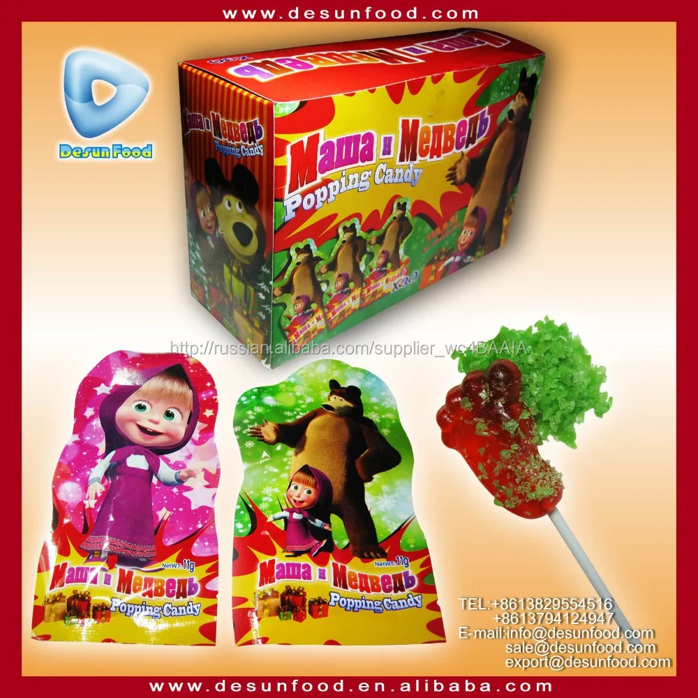 Mashabear поп поп конфеты с леденец ( 100% появляются конфеты )