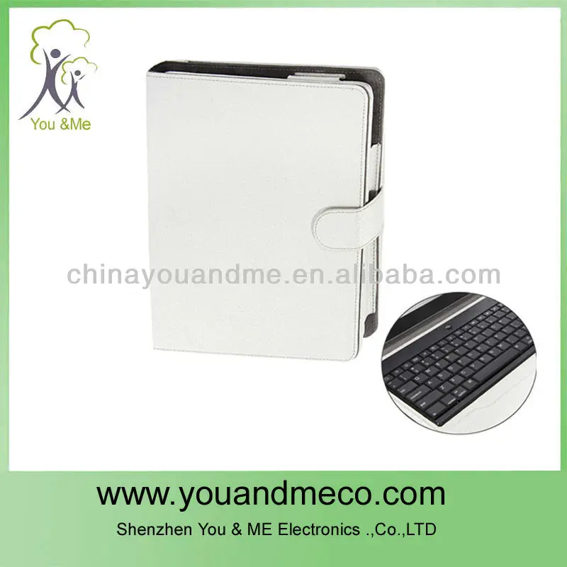 горячий продавать стоять кожа случае прикрытие со съемной bluetooth клавиатура для apple ipad мини