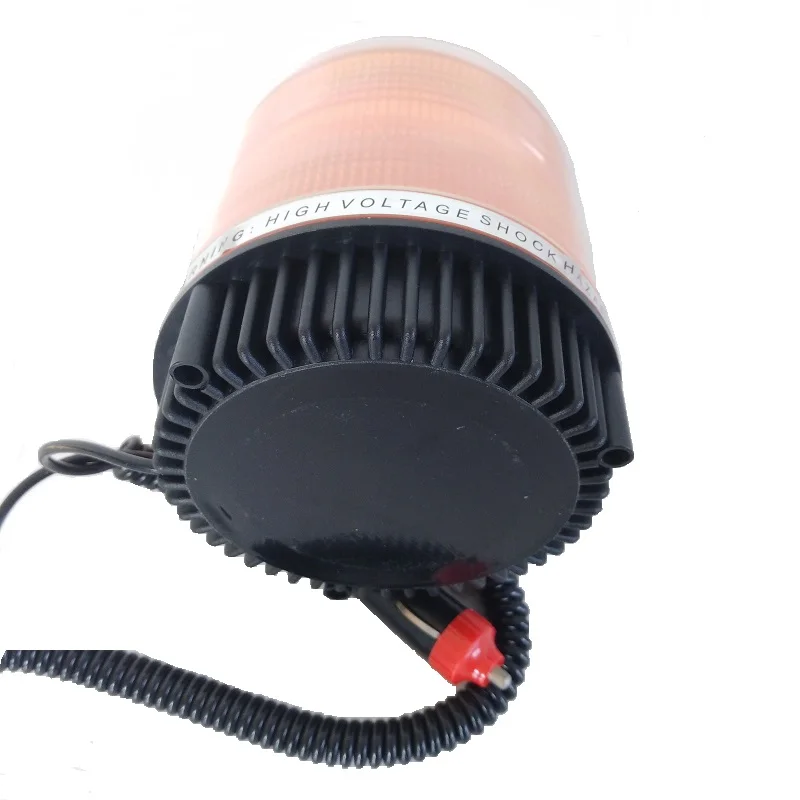 Hot Sales Magnet  Double Color Outer Cover Car Amber LED Flashing Warning Light for Forklift Truck