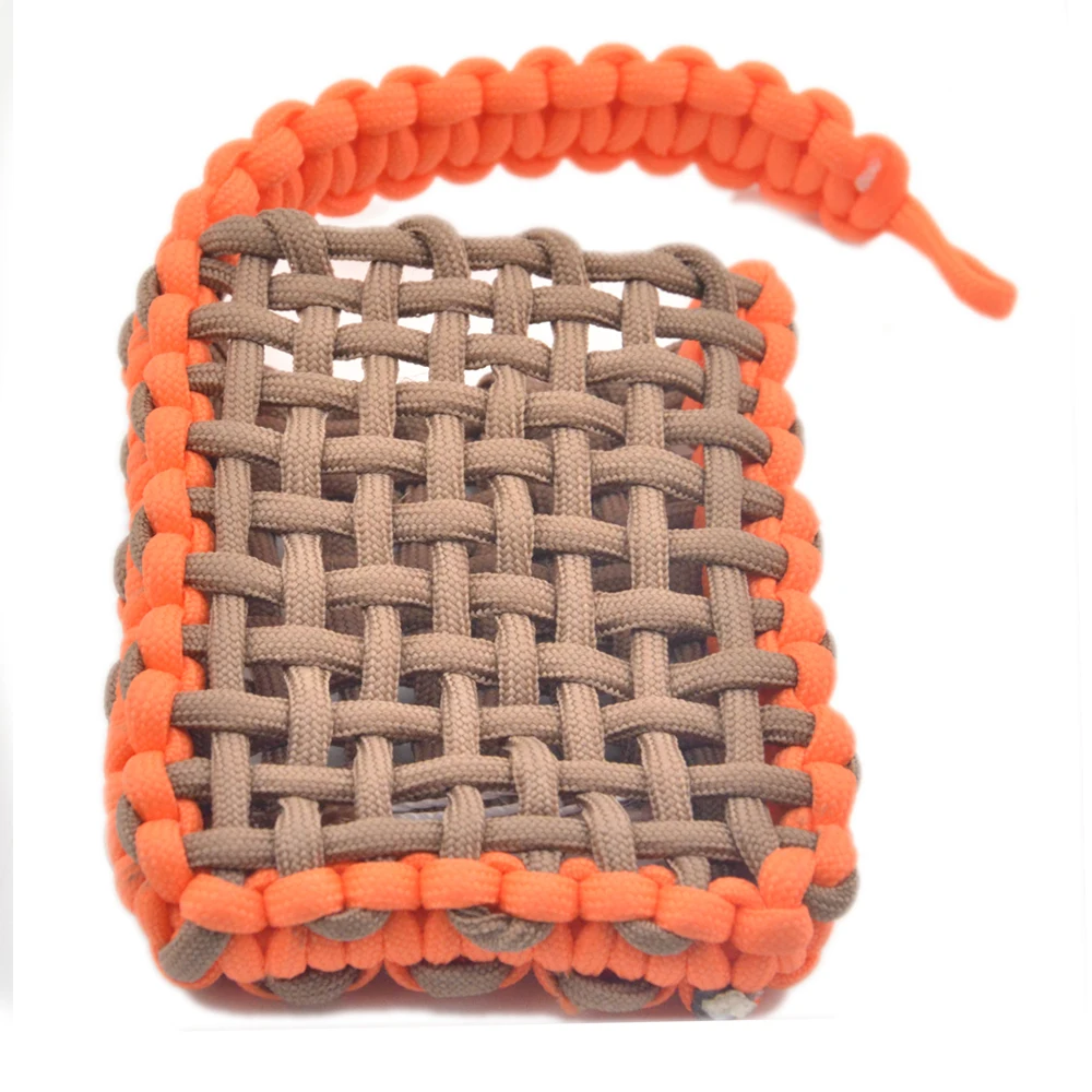 Рюкзак для тактического выживания жестяной чехол игральных карт Паракорд