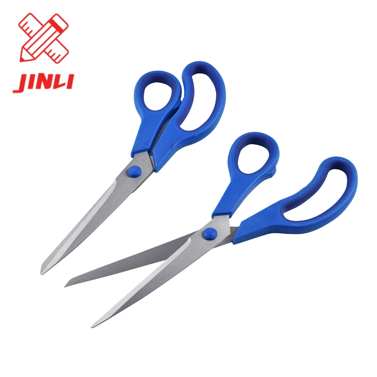Office stationery sets high quality safety children student stainless steel office cutting scissors