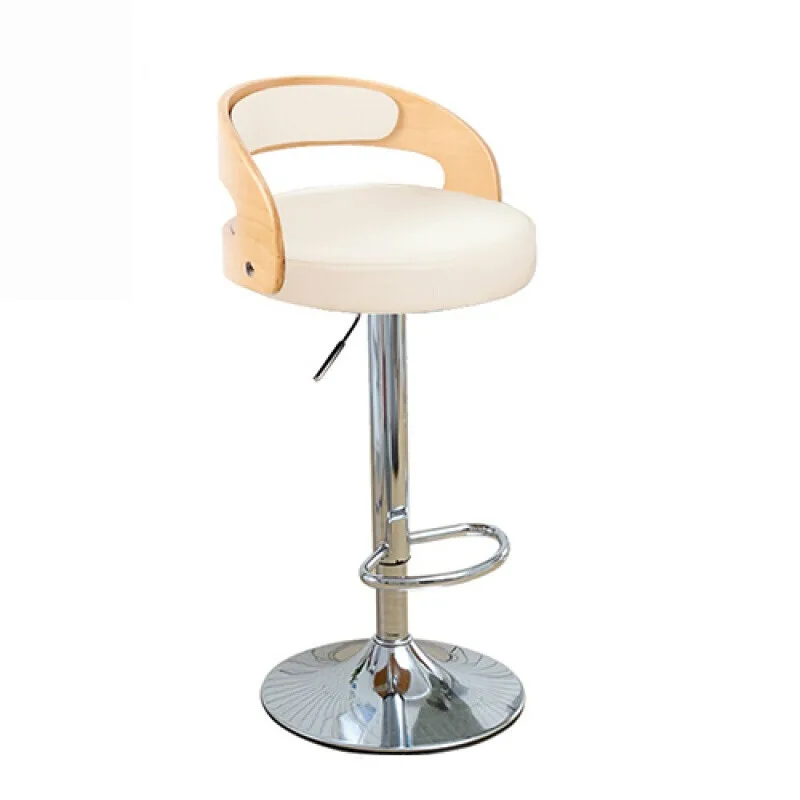 
Accent Low Back Swivel Height Barstool in Black Faux Leather and Chrome Finish Living room furniture 