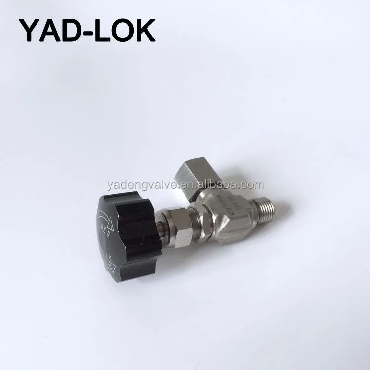 
YADLOK control valves Male NPT Angle Needle valve 