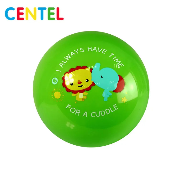 
Professional Design Soft Rubber Inflated PVC Playground Ball For Sale 