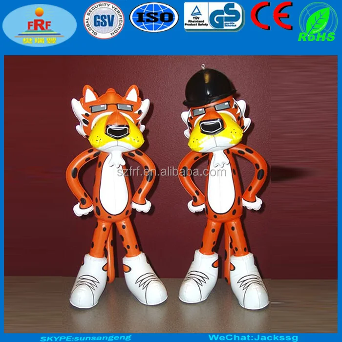 Party Promotion Gifts Kids Toys PVC inflatable chester cheetah