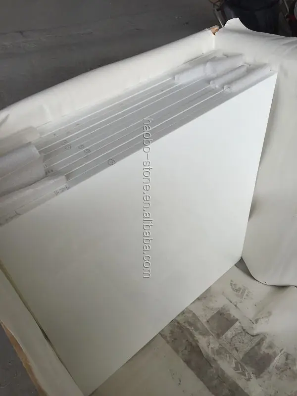 
Haobo 2016 New Products White Crystallized Glass Stone for Sale 