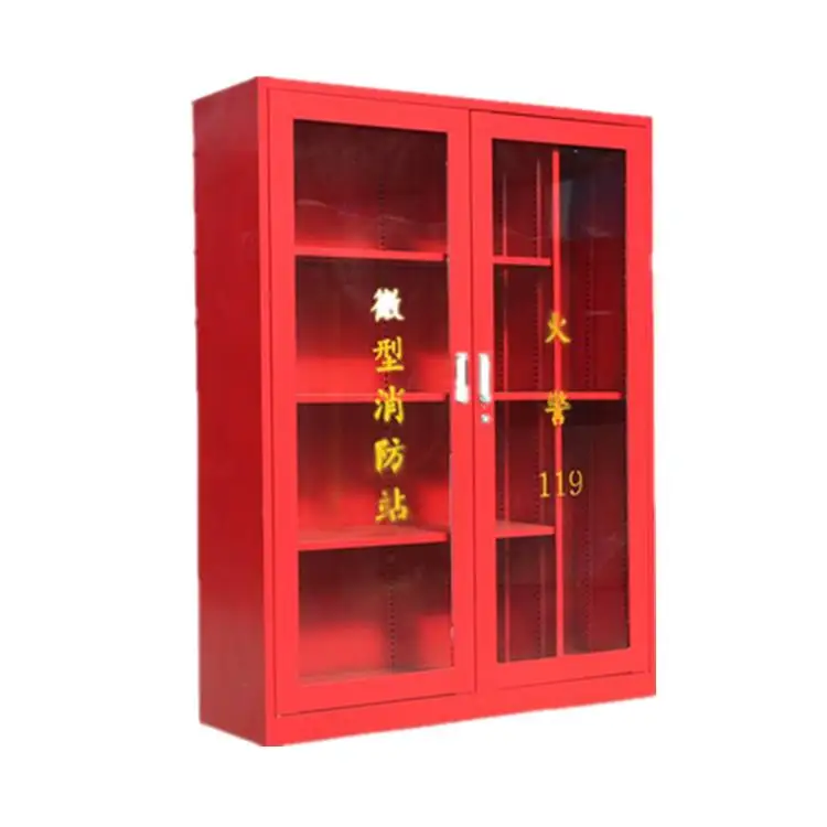 Custom 1.5mm steel fire hose reel box fire fighting cabinet Fire Extinguisher Cabinets