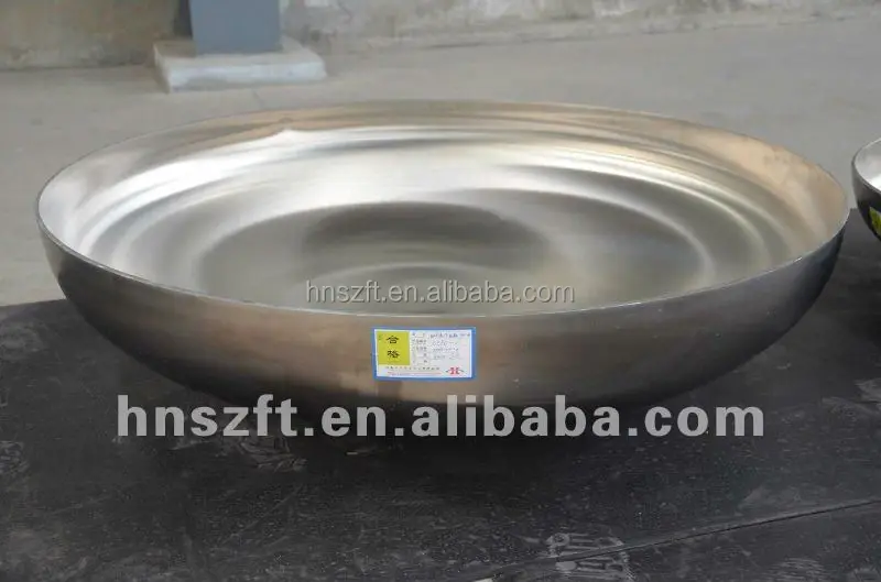 ASTM SS304 304L 316L LNG Fuel Tank Head for Vehicle