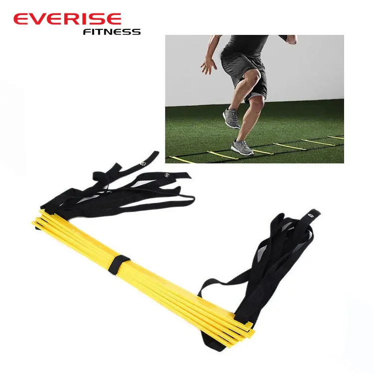 Football Soccer Ball Training Adjustable Speed Sports Agility Ladder