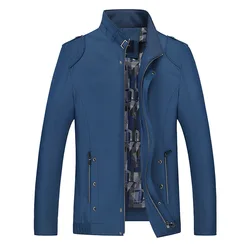 Fashion outdoor windbreaker men zippers winter casual jacket