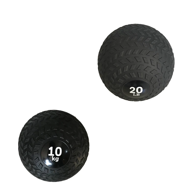 Training Slam Ball with Easy-Grip Textured Surface and Ultra-Durable Rubber Shell