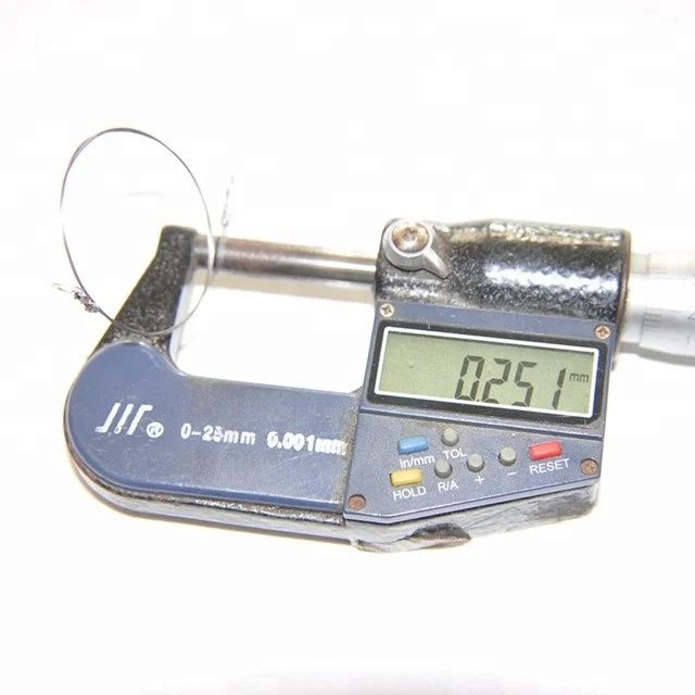 0.25mm thin electrostatic tungsten wire / tungsten filament for precipitator cleaner