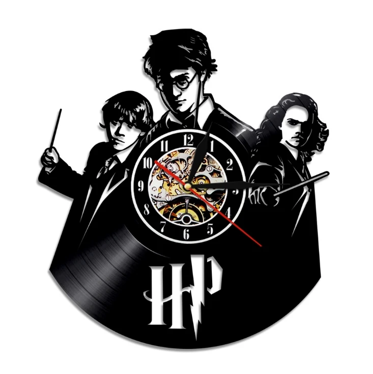 Harry potter wall clock retro  record clock