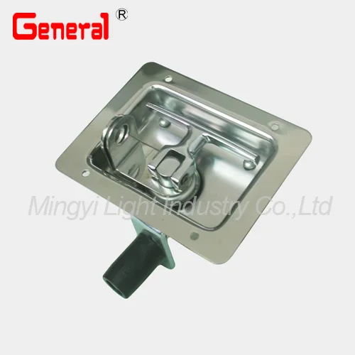
SS padlockable folding T handle flush latch and tool box lock 