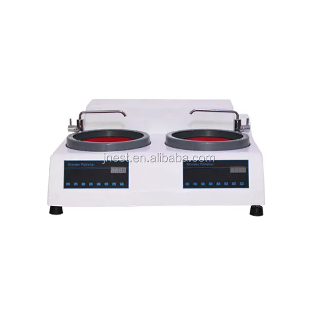 MP-2DE manual clamping double disc metallographic specimen grinding and polishing machine