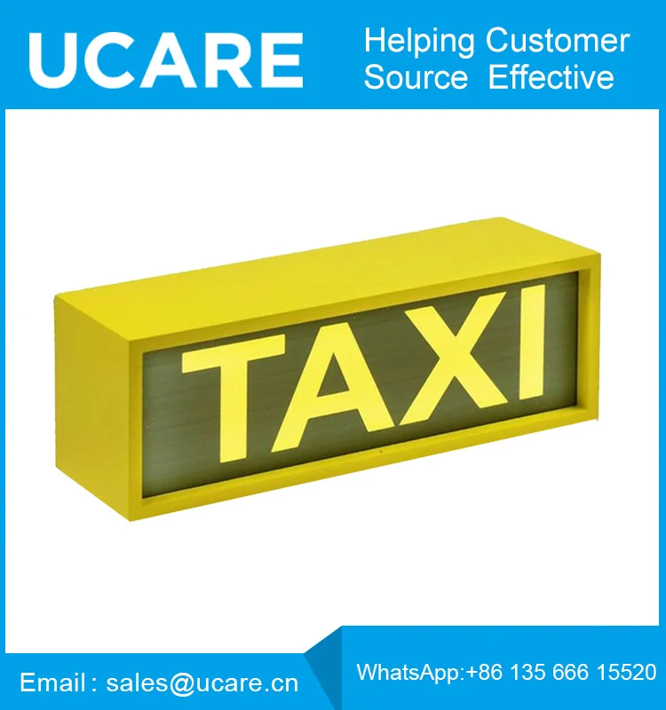 
light waterproof sign led taxi cab top light 