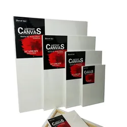 Big pure Cotton canvas Stretched Artist Canvas for painting  50x60cm