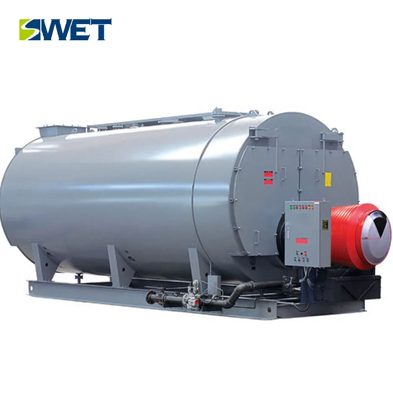 Horizontal 2000 kg Gas fired Hot Water Boilers for Swimming Pool Schools and Hospitals
