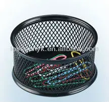 Office Desktop Desk Table Metal Wire Mesh Memo and Paper Clip Holder