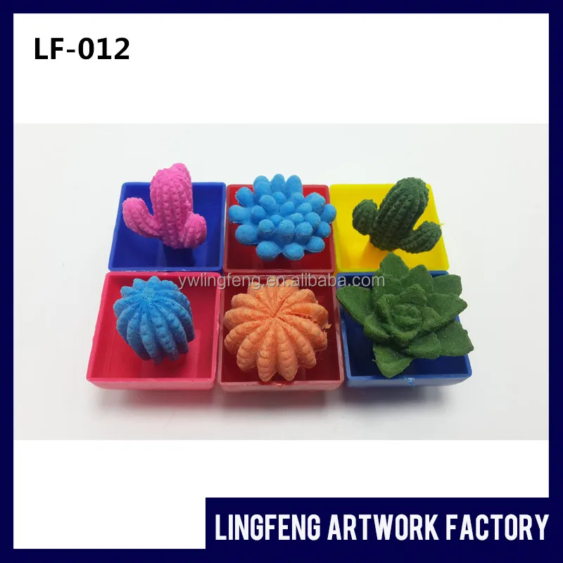 
LF-012 linkfun EVA growing cactus shape yiwu toys factory cactus toy 