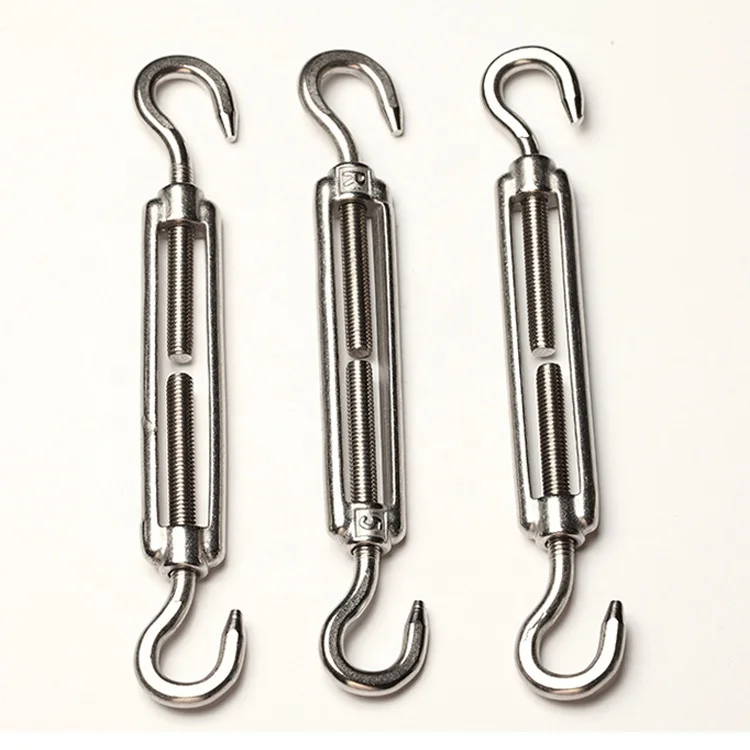 M14 Open Body Turnbuckles Eye And Hook Stainless Steel European Turnbuckles