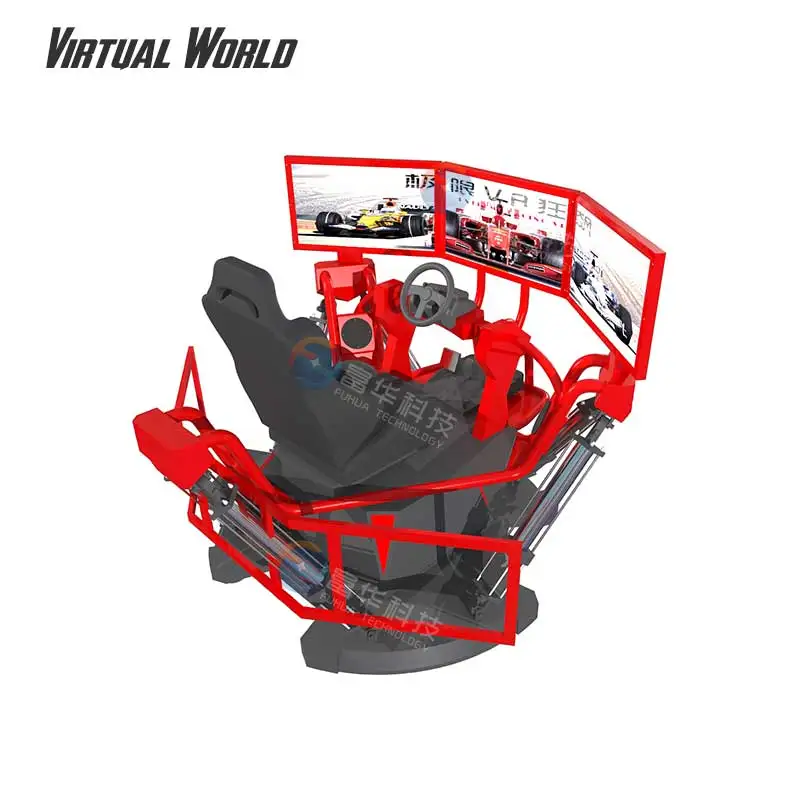Hot sale Virtual Reality Car Driving Simulator Earn Money Car Racing Simulator Machine 3 Screen Driving Simulator