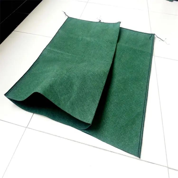 
Geotextiles geo textile bag slope protection used polyester geotextile green sand bag 