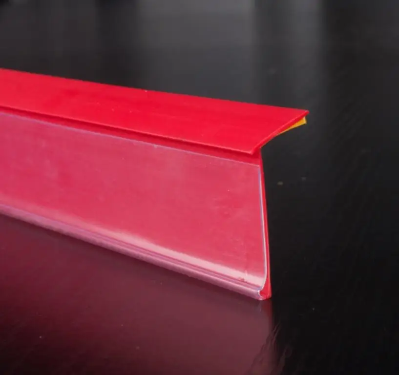 Клейкая полоса данных для Вертикальная полка клейкая держатель этикеток полки супермаркетов