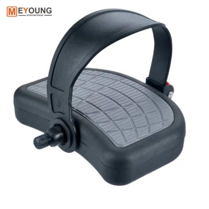 Exercise Bike Parts Upright Bike Plastic Pedals With Straps Life fitness replacement JD-48A