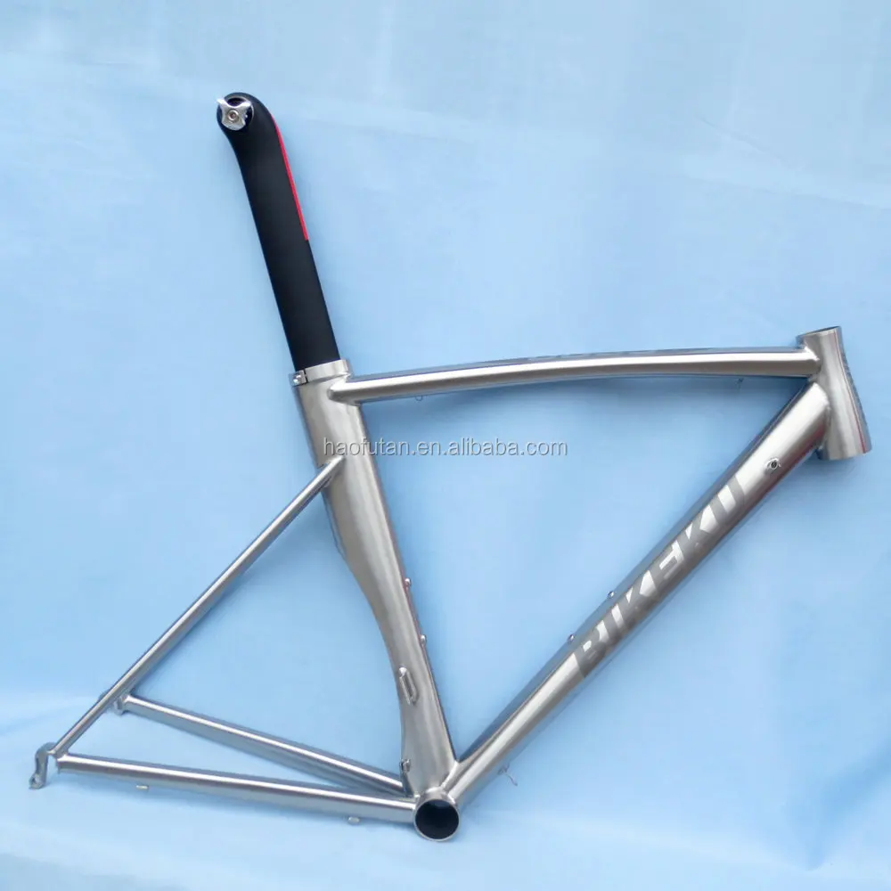 Титан Аэро Овальный сердце-shapped конические headtube DI2 шоссейная рама углеродного seatpostinternal кабель маршрутизации EVO PF46-86.5-24