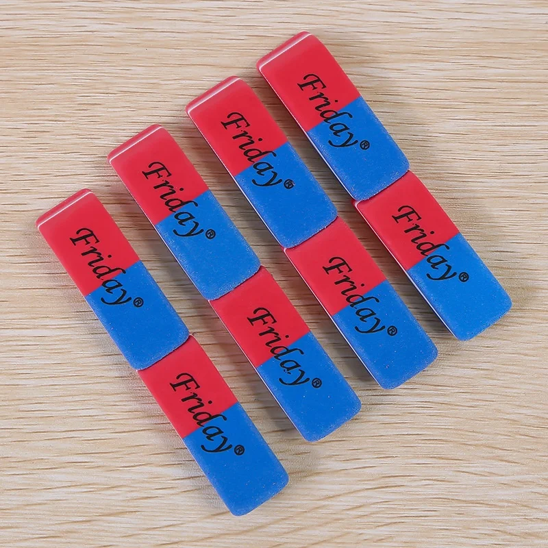 New Two-tone 2B pencil eraser student sketch rubber gift learning stationery