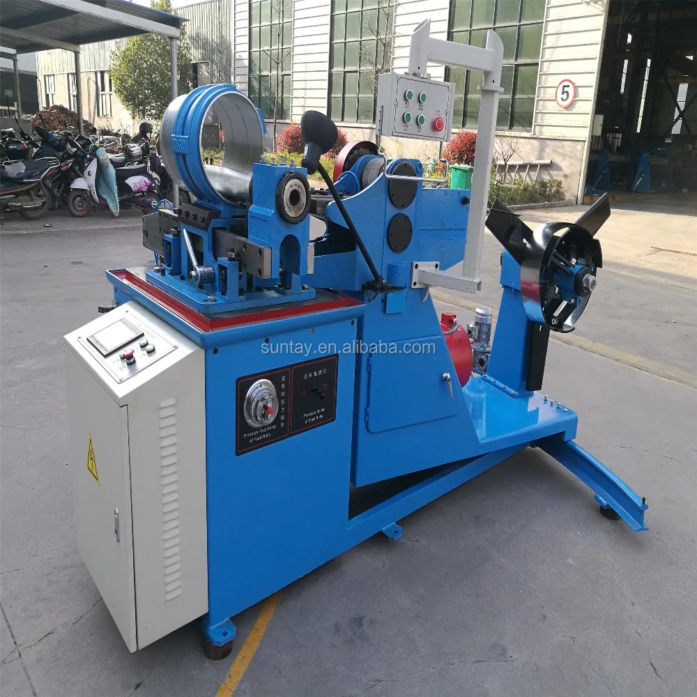 HAVC round tube spiral duct making machine by Suntay