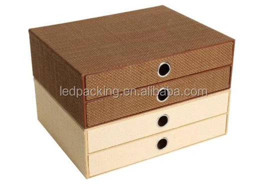 
ecofriendly plain white cardboard office file box,storage box with drawers 