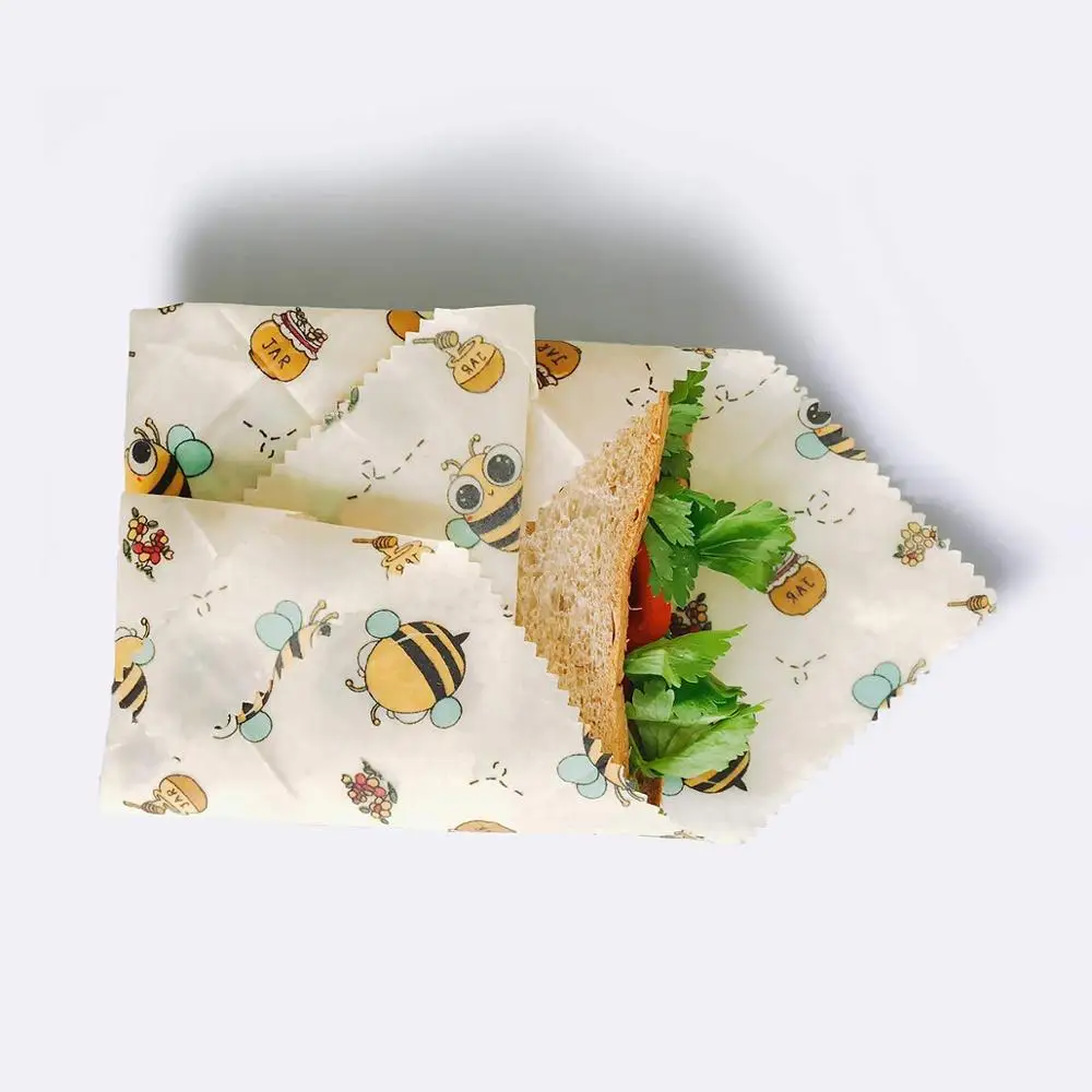 
Breathable Beeswax Food Storage Wraps 