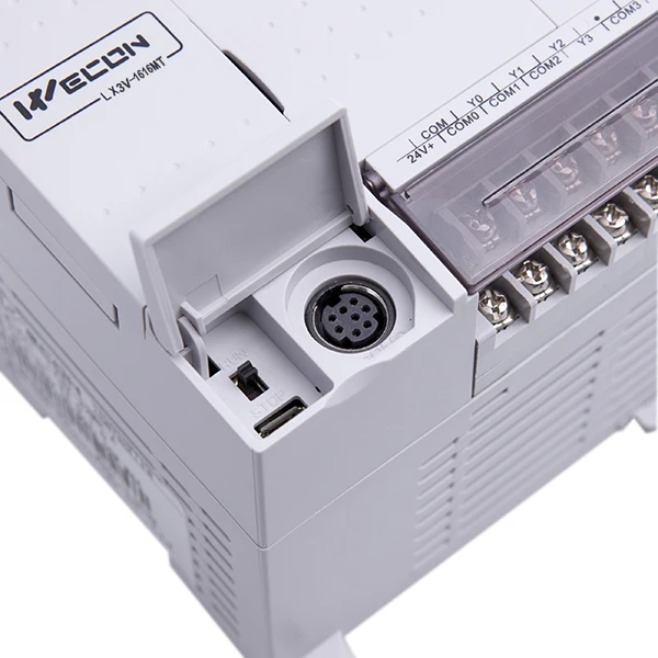 WECON LX3VE PLC 16input and 16 Transistor output with flying cut and rotary cut