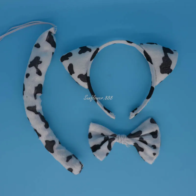 Animal Milk Ear Headband Bow Tail Halloween Party font b Fancy b font font b Dress
