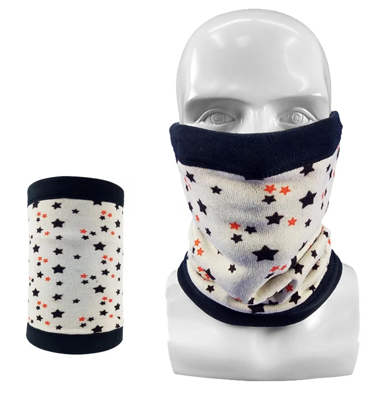 Многофункциональный флисовый зимний трубчатый шейный обогреватель с принтом логотипа на заказ