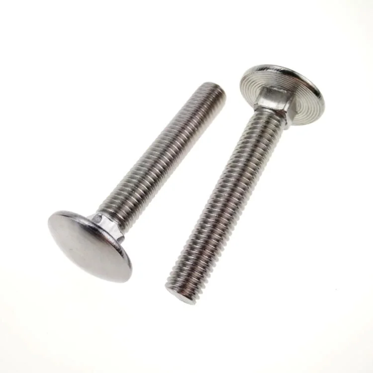 
Round Head Stainless Steel Carriage Bolts Coach Fastener Square Neck Standard DIN 603 M8 