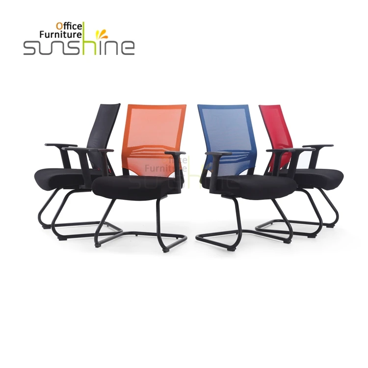 Comfortable Mesh Visitor Chair  For Guests & Mesh back meeting Office  chair for conference room