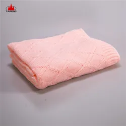 modern style thermal baby knitted  blanket