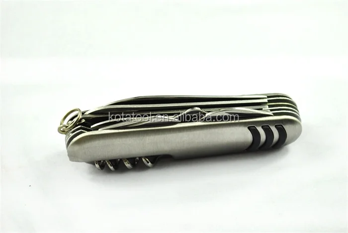 stainless steel multi purpose 12 in 1 multi function keychain knife