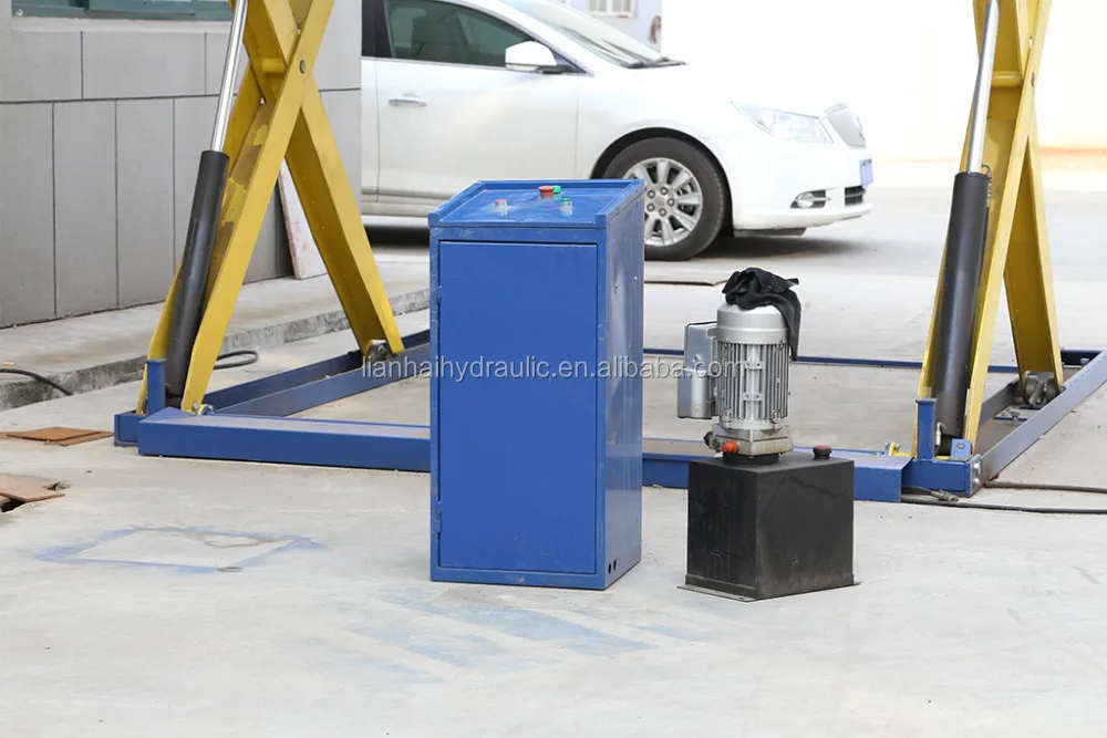 Scissor parking system