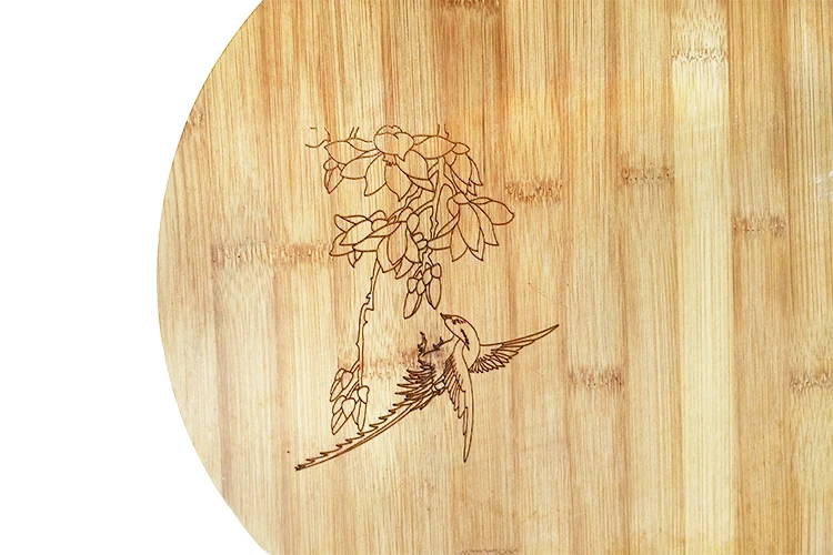 Premium Bamboo Large Wooden Pizza Peel Paddle Cutting Board